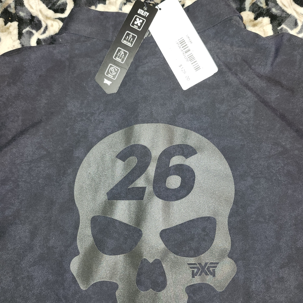 PXG DARKNESS CAMO POLO L,& PXG DARKNESS MAGNETIC HEMATITE NECKLACE